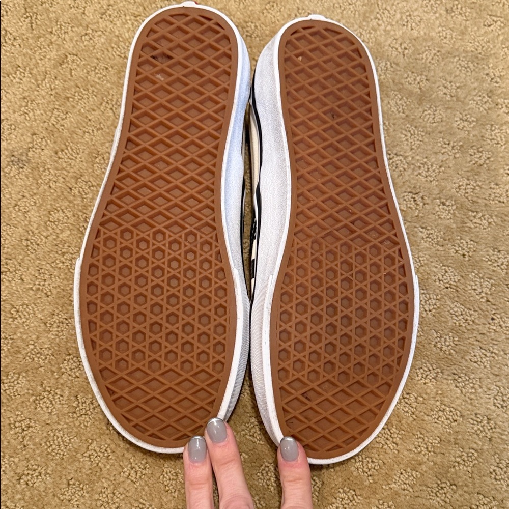 Vans Black and White Checkerboard Slip-Ons - Picture 2 of 7
